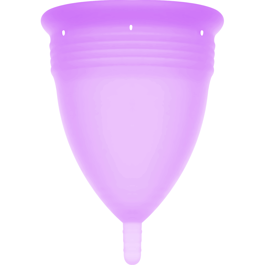 Copa Menstrual de Silicona - Violeta Talla L