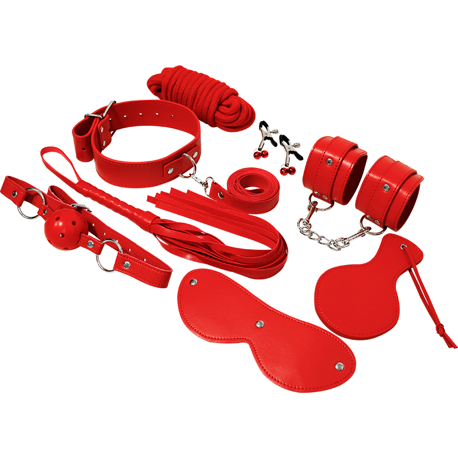 Kit de Fetiche BDSM Serie Roja