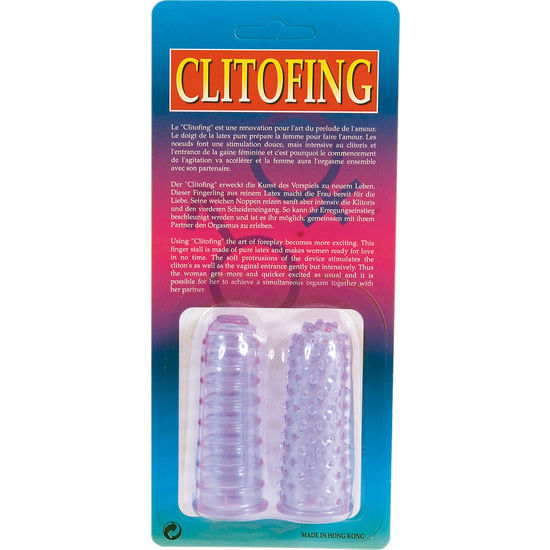 Lust Fingers Lilac Sex Toy Thimble Set