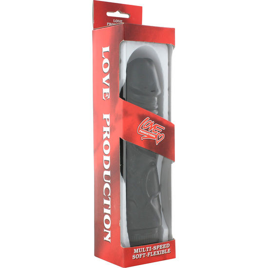 Perfect Pleasures Black Vibrator 22cm