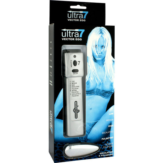 Huevo Vibrador con Control Remoto Ultra 7 Vector
