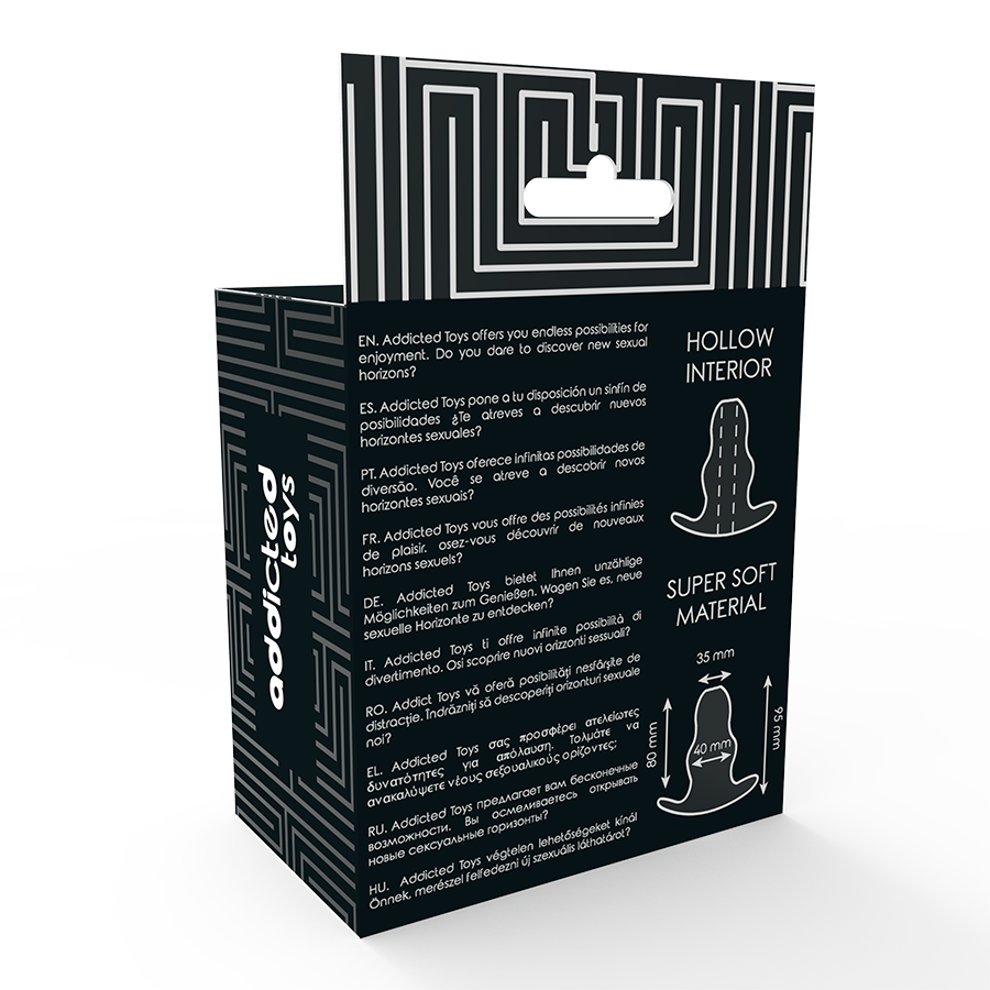 Medium Transparent Anal Dilator 9.5cm