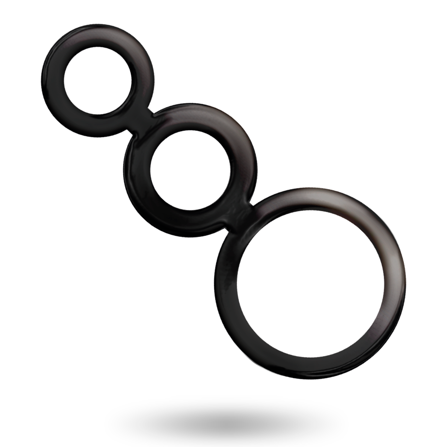 Smoked Penis Rings Set
