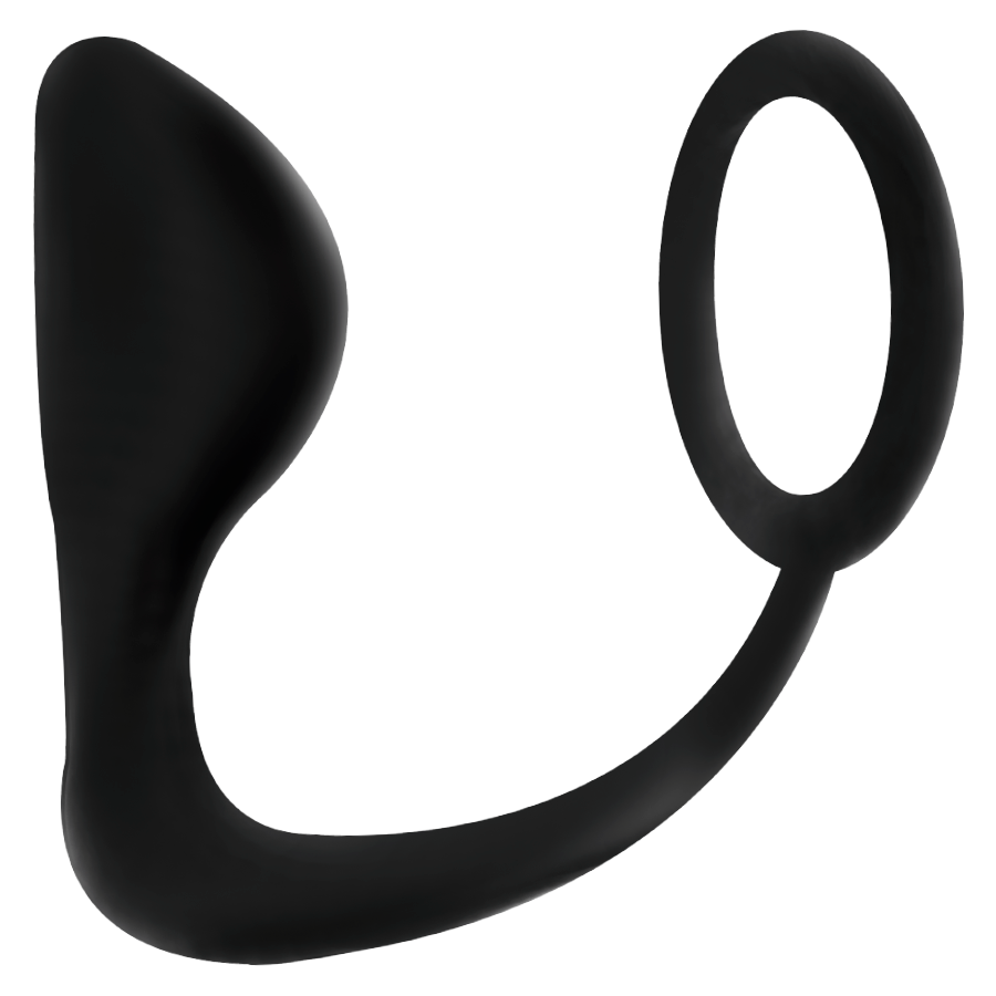 Silicone Anal Plug With Penis Ring