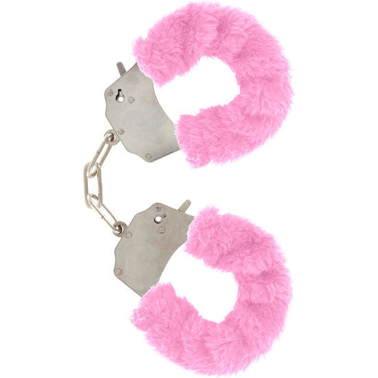 Pink Furry Fun Bondage Cuffs