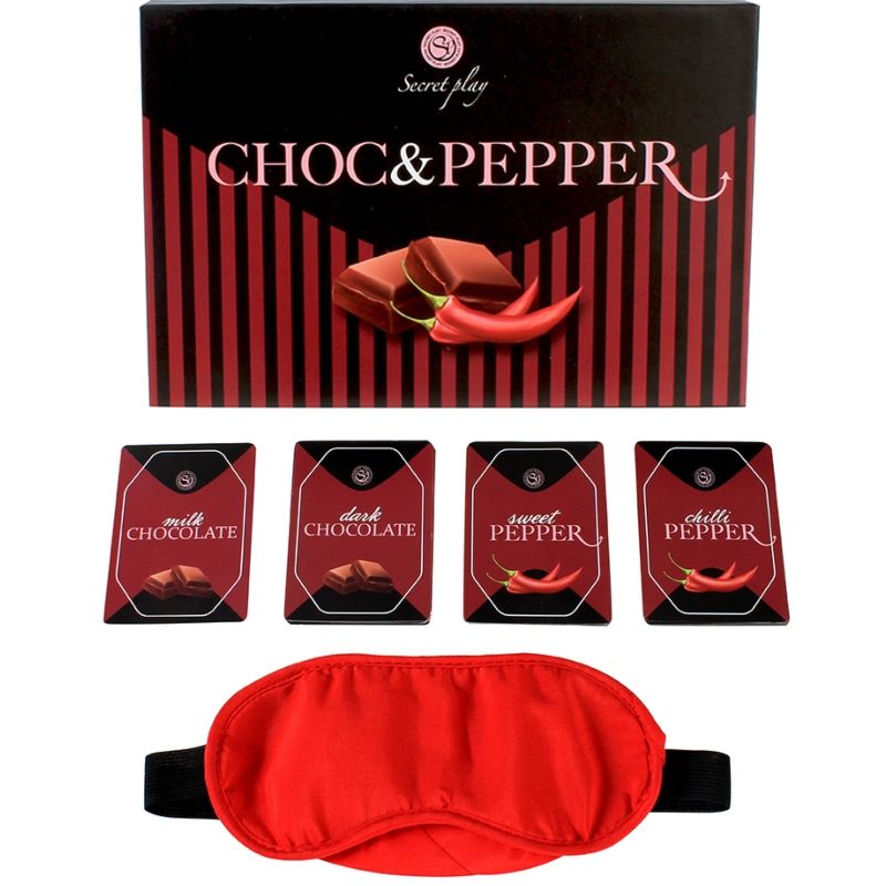 Juego Íntimo de Chocolate y Pimienta