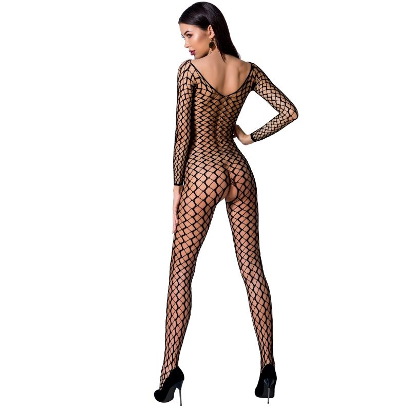 Black Fishnet Bodystocking - BS068