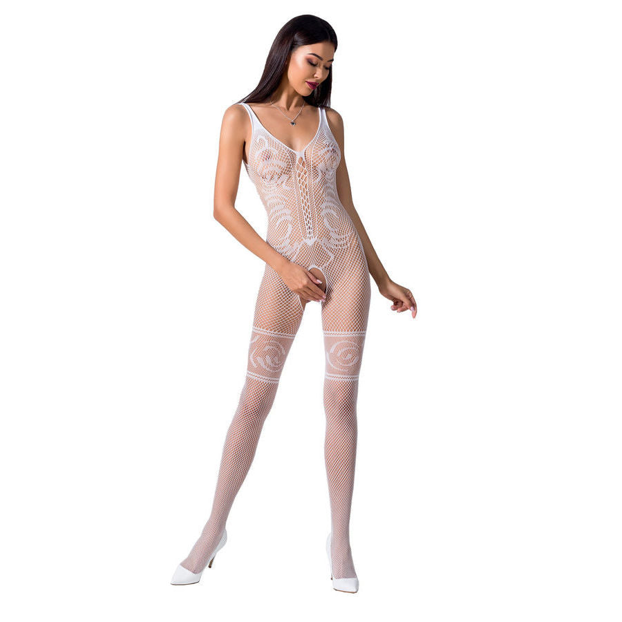 White BS069 One Size Bodystocking