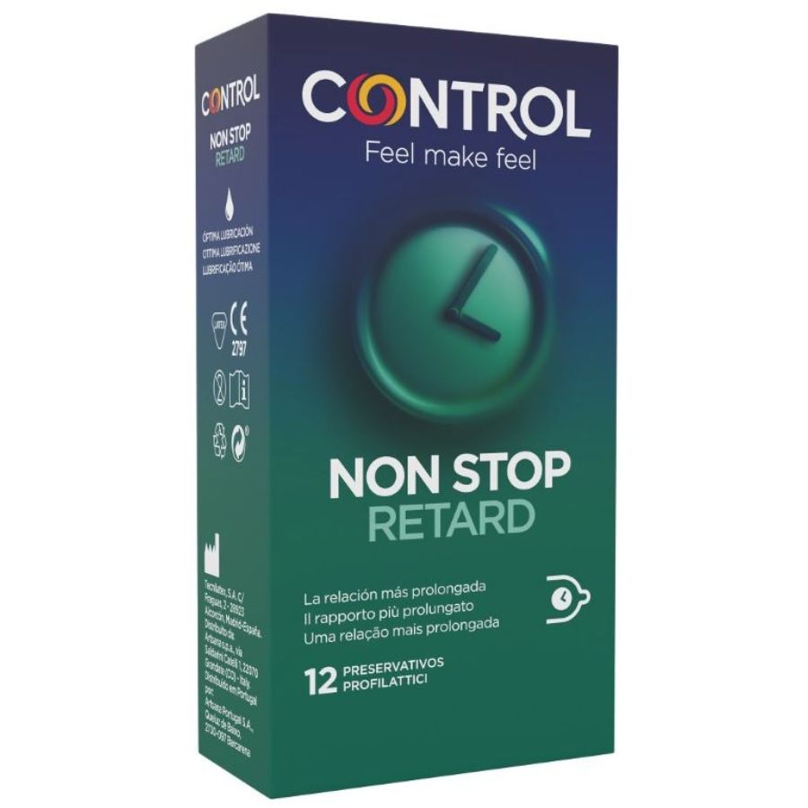 Preservativos Retardantes Non Stop - Pack de 12