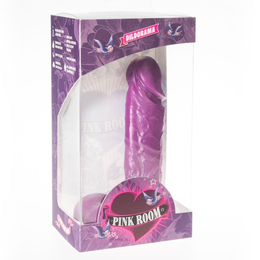 Amadeo Realistic Purple Dildo 15.5 cm