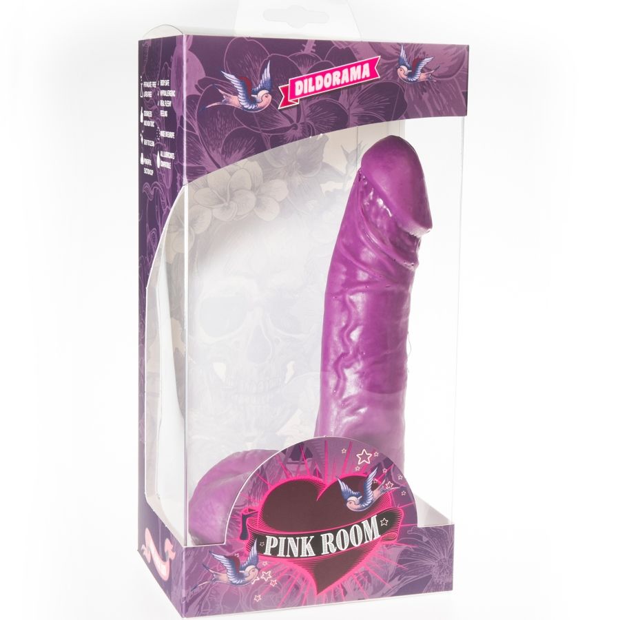 Eban Realistic Dildo - Purple 19cm