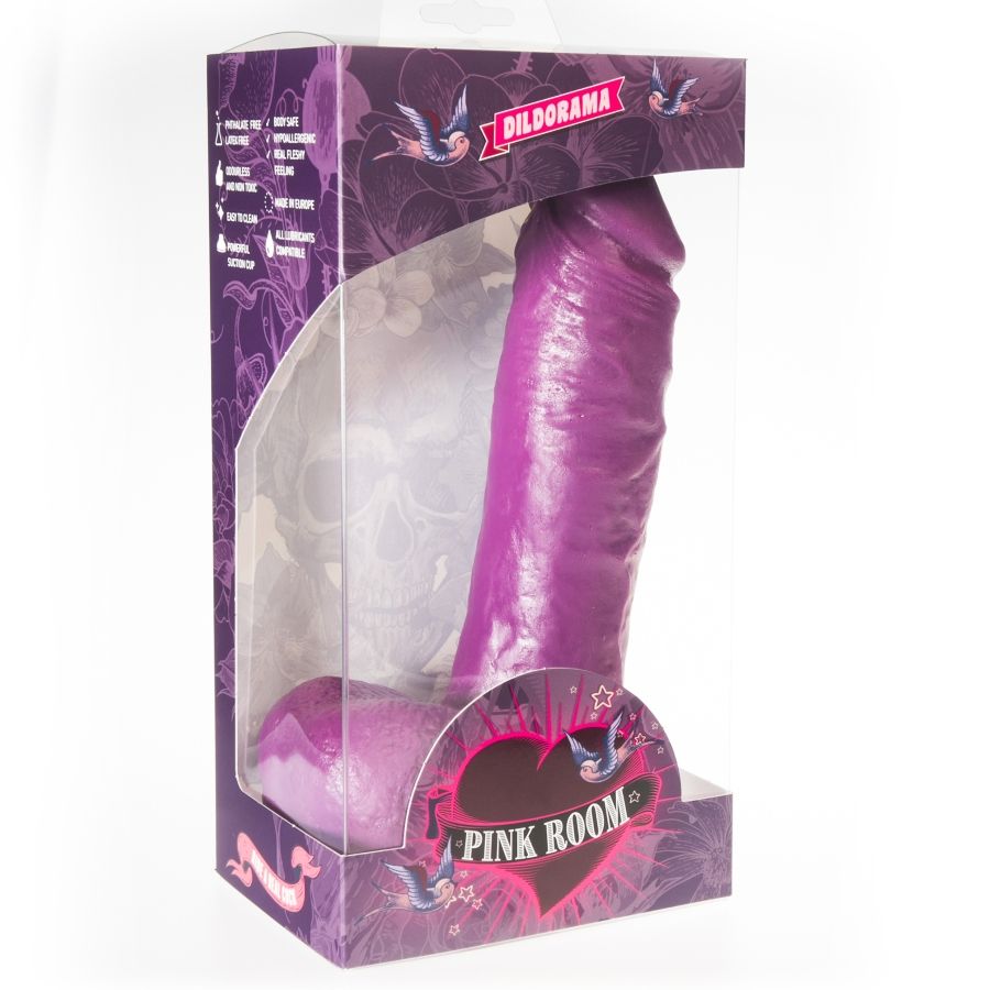 Anton Realistic Purple Dildo 21.5 Cm