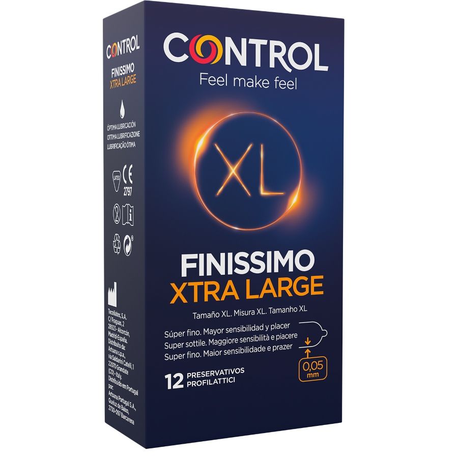 Condones Finissimo XL - Paquete de 12