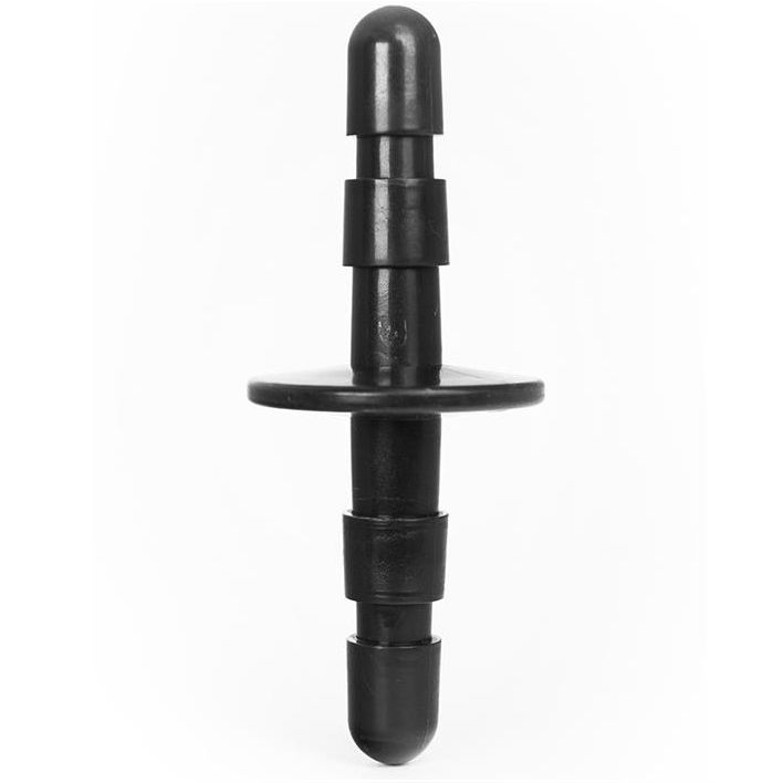 Black Double Anal Plug Sex Toy