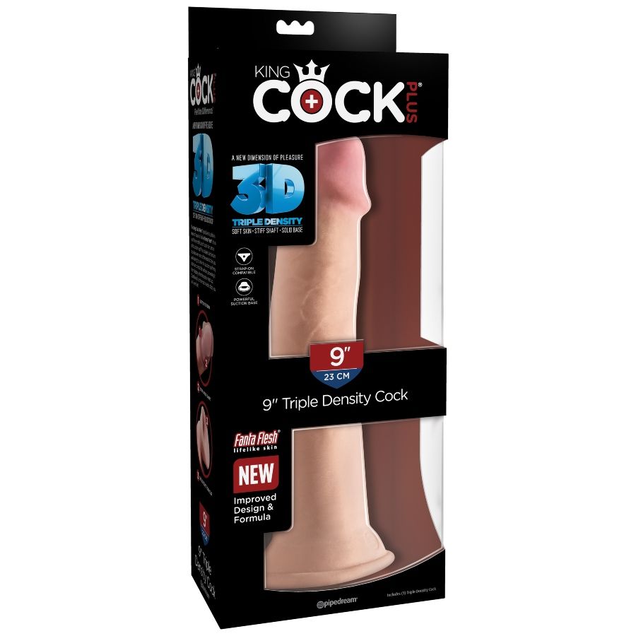 Triple Density Realistic Dildo 23cm