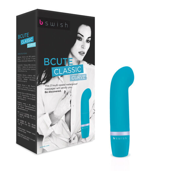 Vibrador Bcute Classic Curve Azul para Punto G