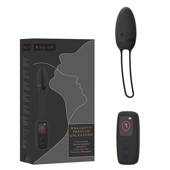 Bnaughty Premium Unleashed Black Sex Toy