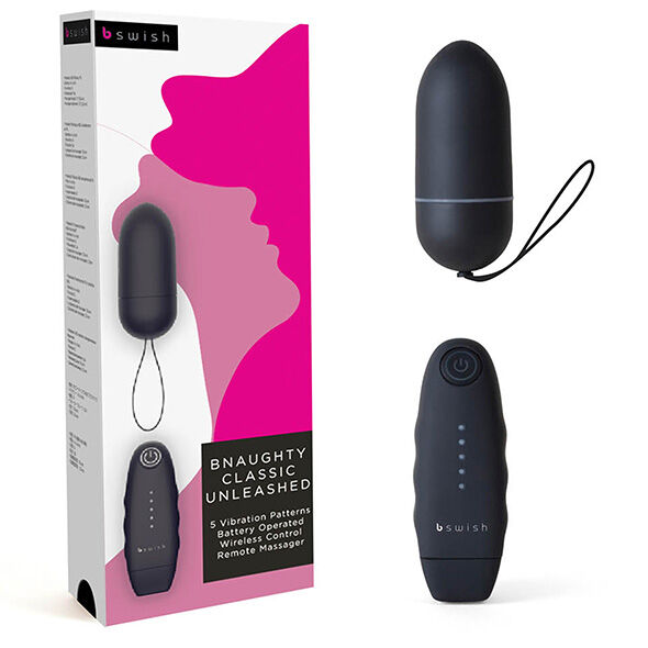 Bnaughty Classic Unleashed Sex Toy - Black