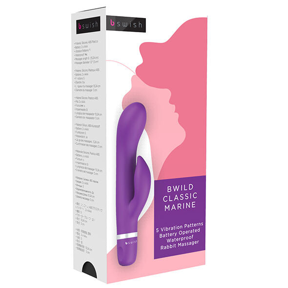 Bwild Classic Marine Purple Rabbit Vibrator