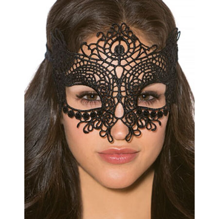 Sensual Lace Mask for Bondage Play