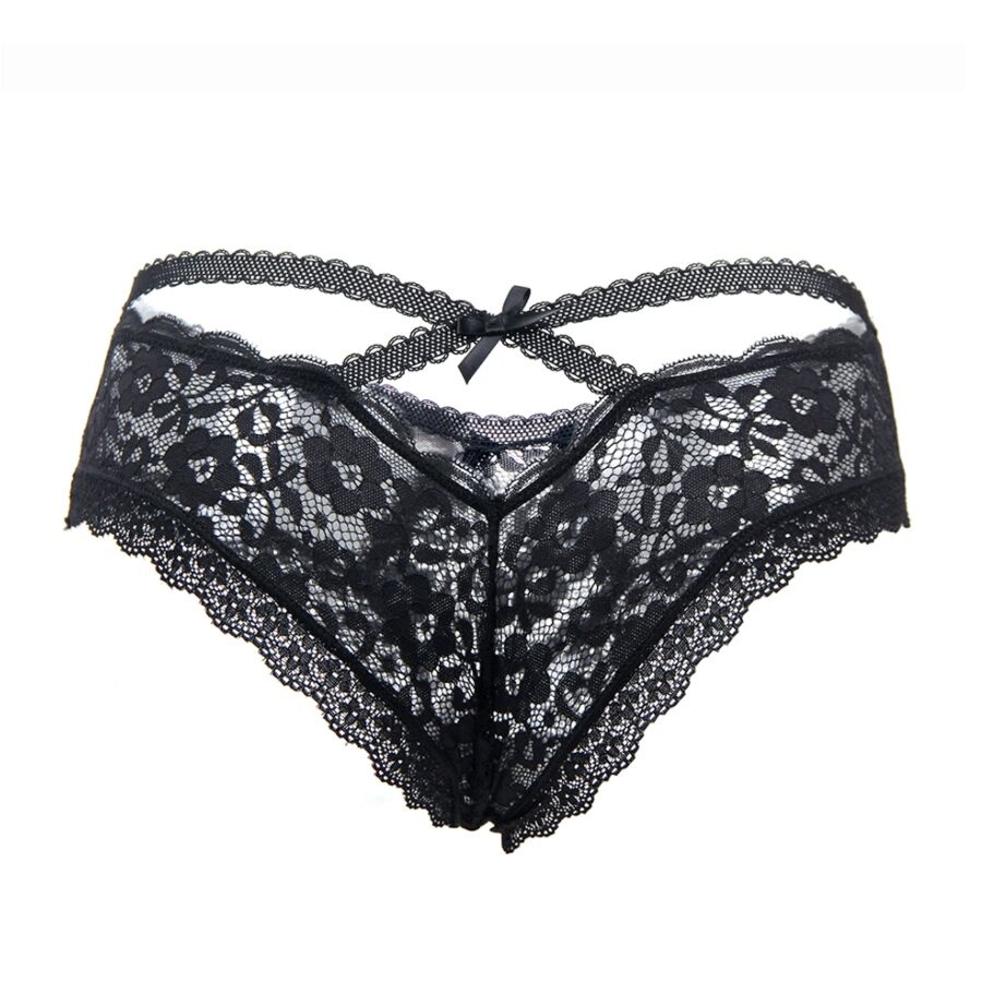 Sensual Floral Lace Panties L/XL