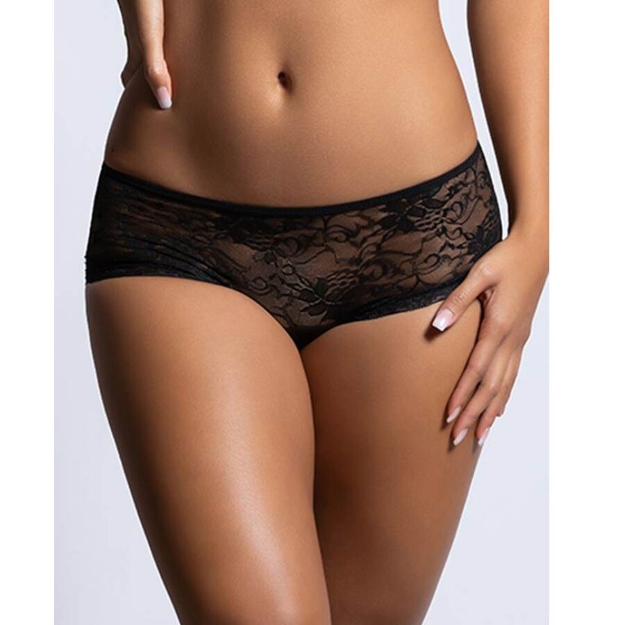 Floral Lace Crotchless Panties S/M