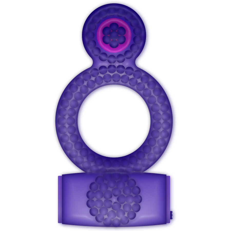 Anillo Vibrador Púrpura de Doble Placer
