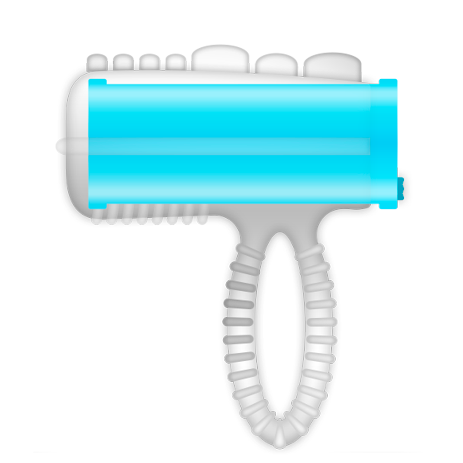 Anillo Vibrante para Lengua - Azul