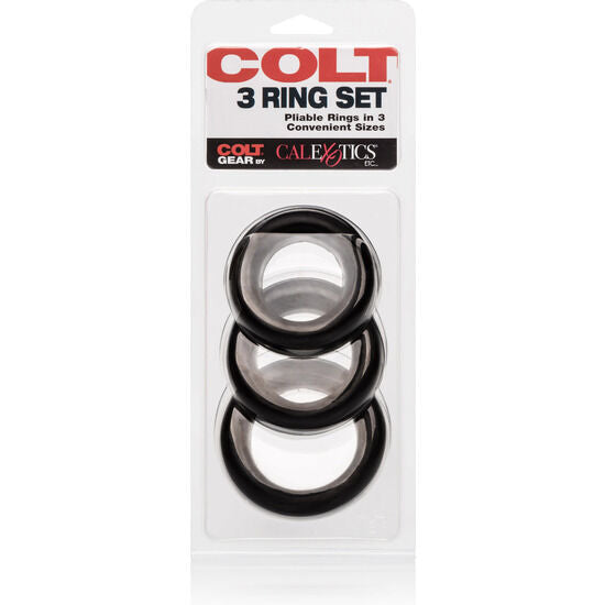 Colt 3 Ring Set - Erotic Pleasure Rings