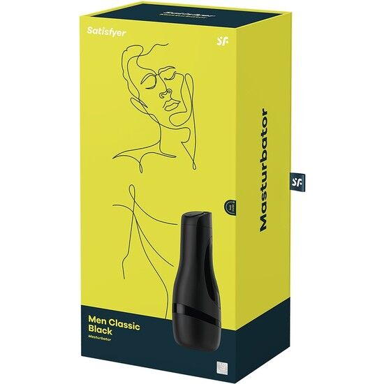 Masturbador Clásico Negro para Hombres
