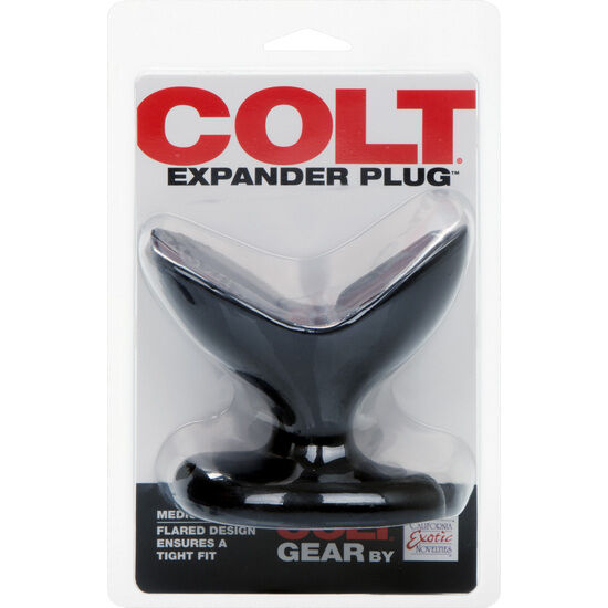 Plug Anal Médio Preto Colt Expander
