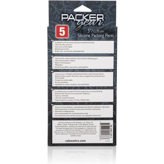 Caramel Silicone Packing Penis 12.75 cm