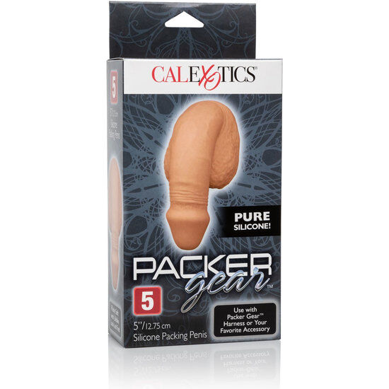 Caramel Silicone Packing Penis 12.75 cm