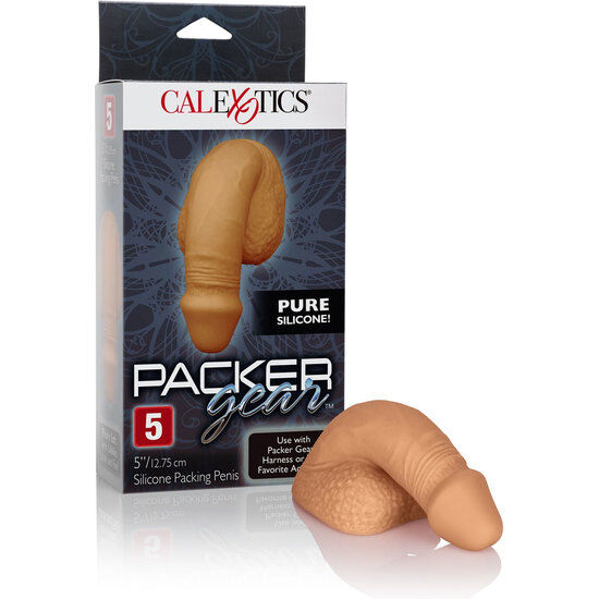 Caramel Silicone Packing Penis 12.75 cm