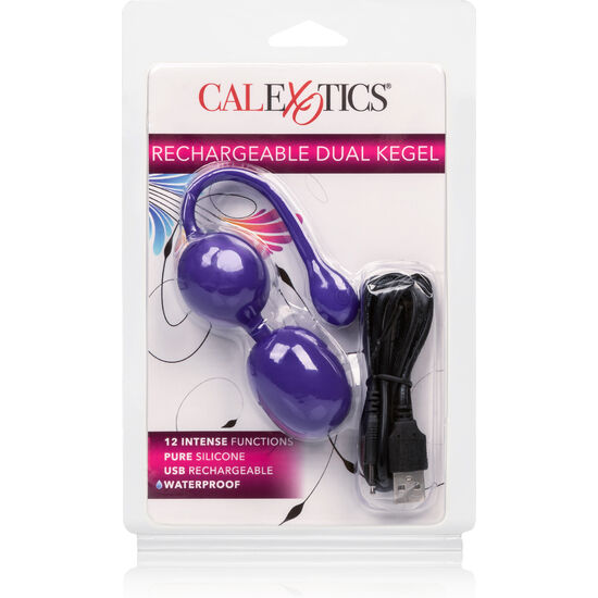 Rechargeable Purple Dual Kegel Exerciser