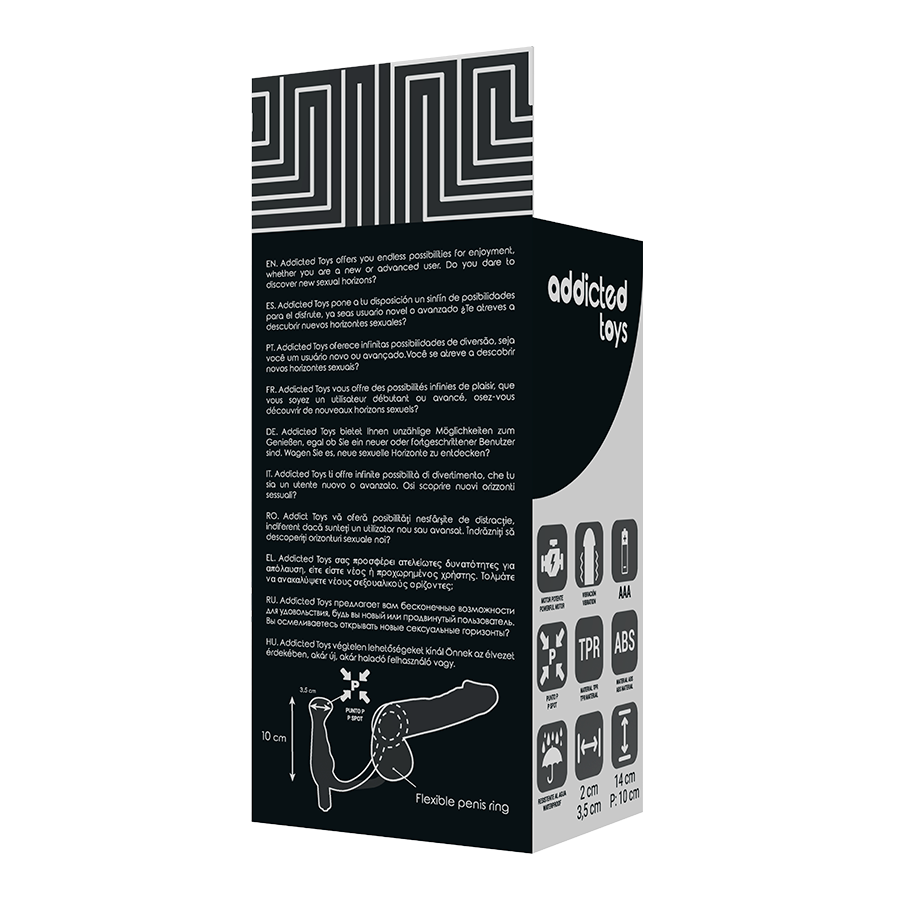 Prost Tico 10cm Black Vibrator