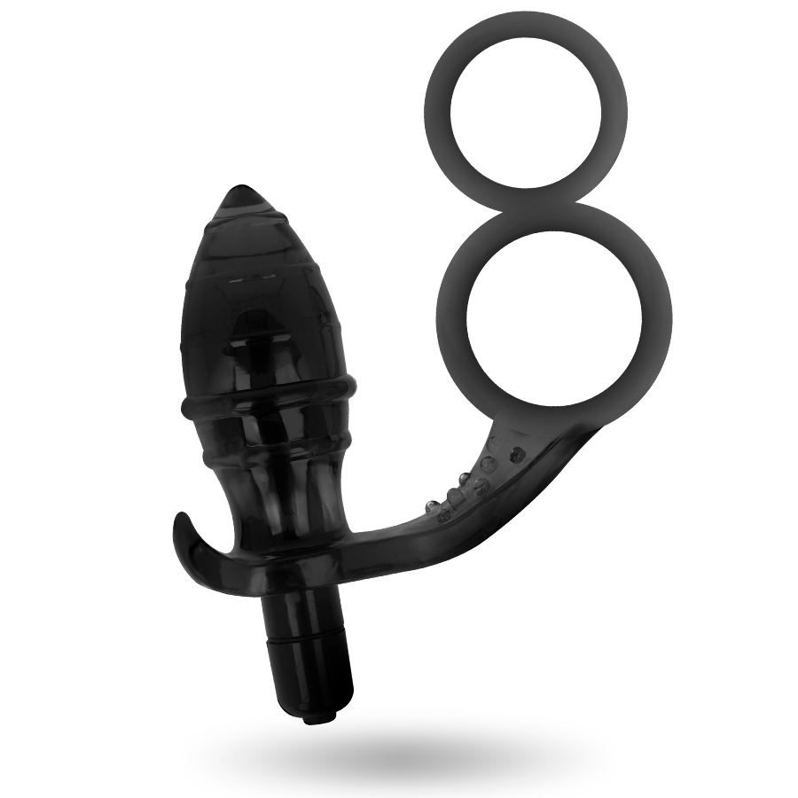 Sleek Double Ring Anal Plug