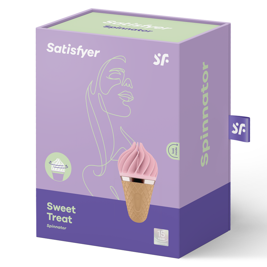 Vibrador Spinnator Sweet Treat - Marrón/Rosa