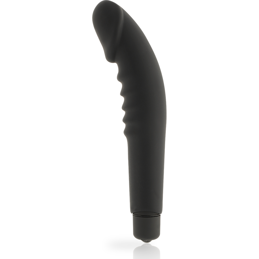 Realistic Black Silicone Pleasure Toy