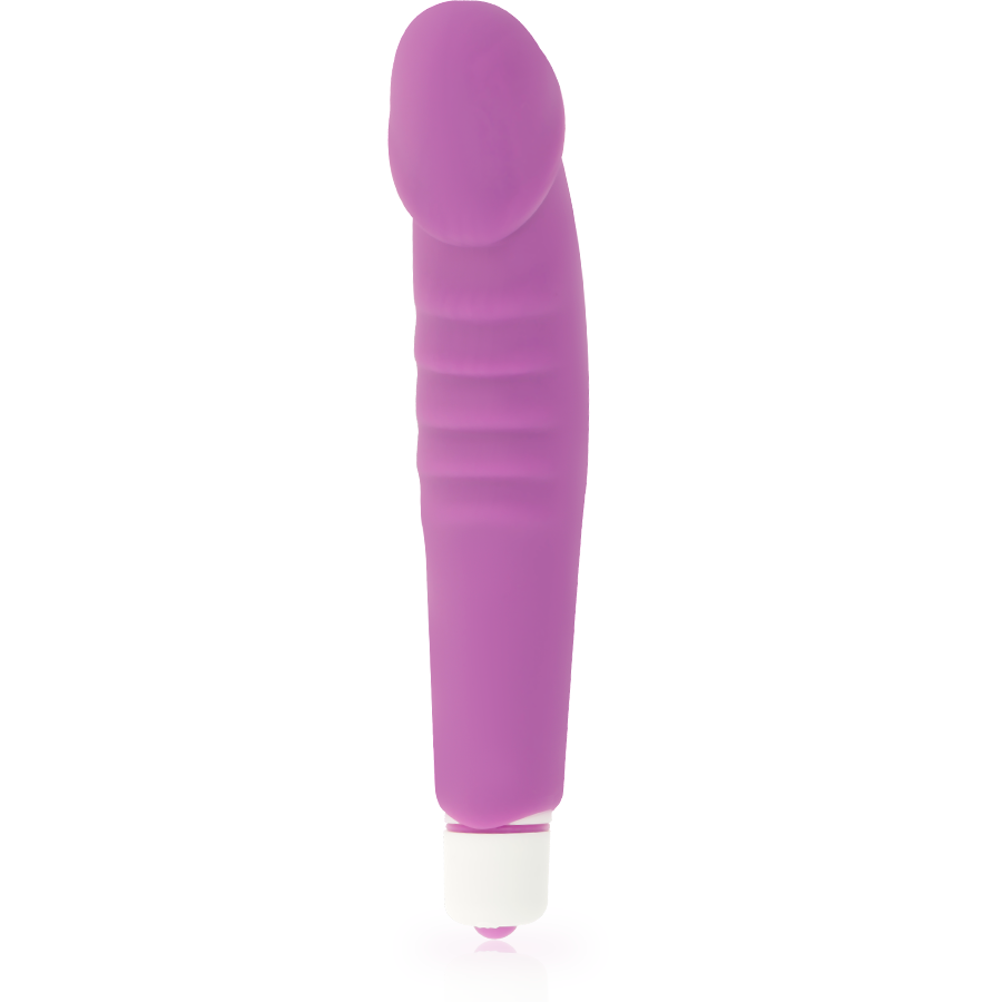Purple Realistic Silicone Pleasure Toy