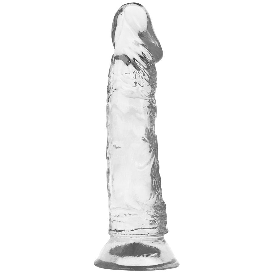 Dildo Realista Transparente 19cm de Comprimento 4cm de Largura