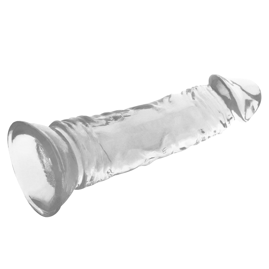 Dildo Realista Transparente 19cm de Comprimento 4cm de Largura
