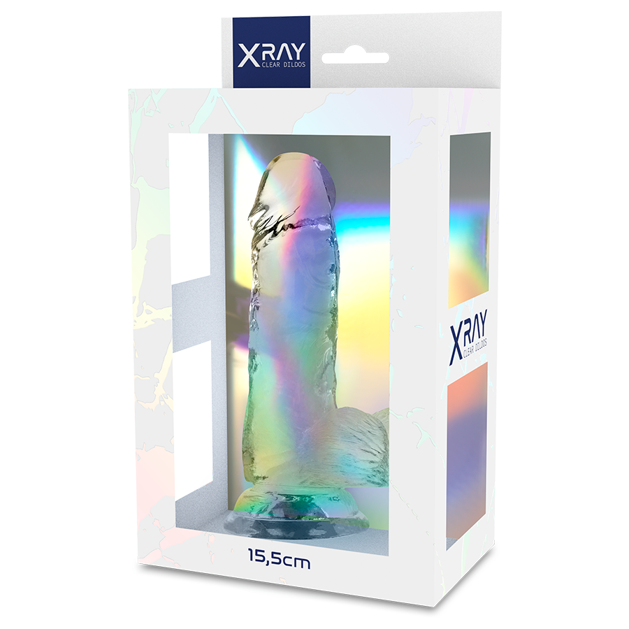 Clear Realistic Dildo 15.5 cm x 3.5 cm