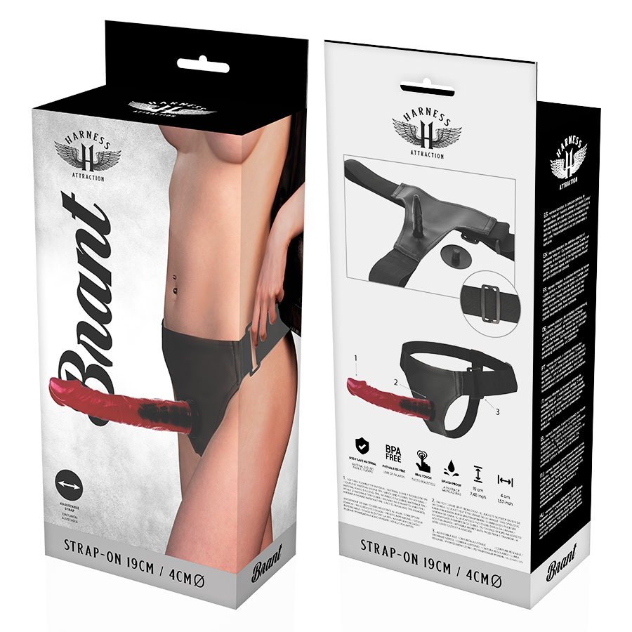Dildo de Silicone Brant 19 cm