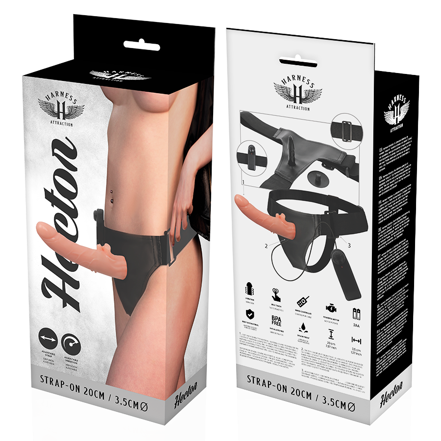 Vibrador Hector 20 cm x 3.5 cm
