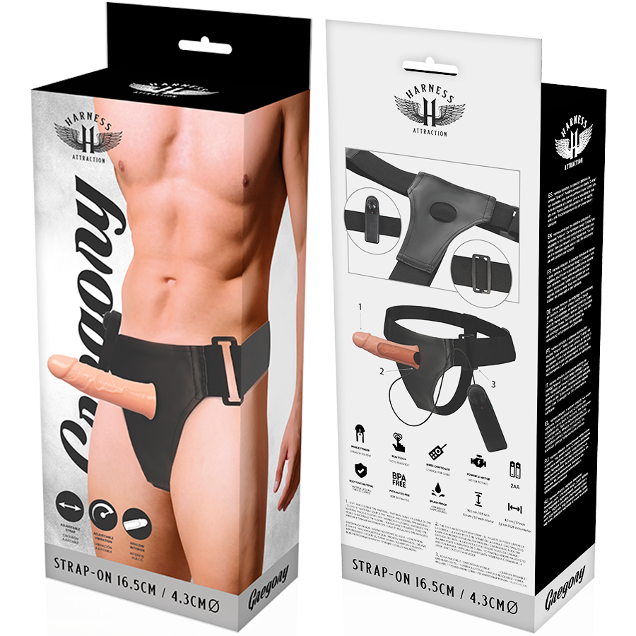 Gregory Hollow Vibrating Dildo 16.5cm