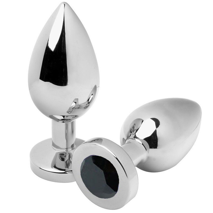 Anal Plug Diamond Black Small 5.7cm