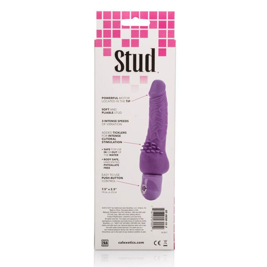 Power Stud Cliterrific Purple Vibrator
