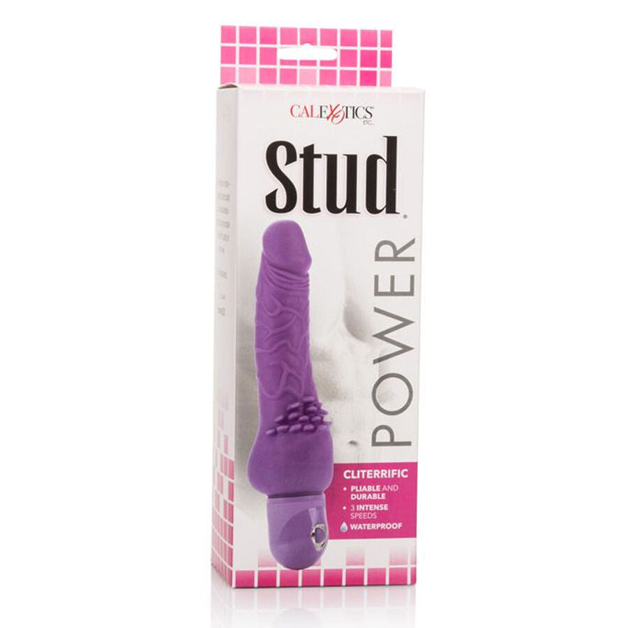 Power Stud Cliterrific Purple Vibrator