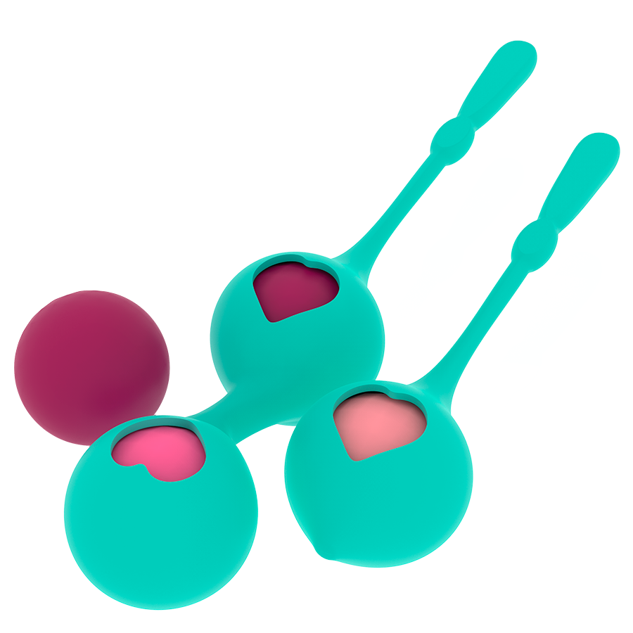 Kit de Treino Pélvico Deva Aqua Verde